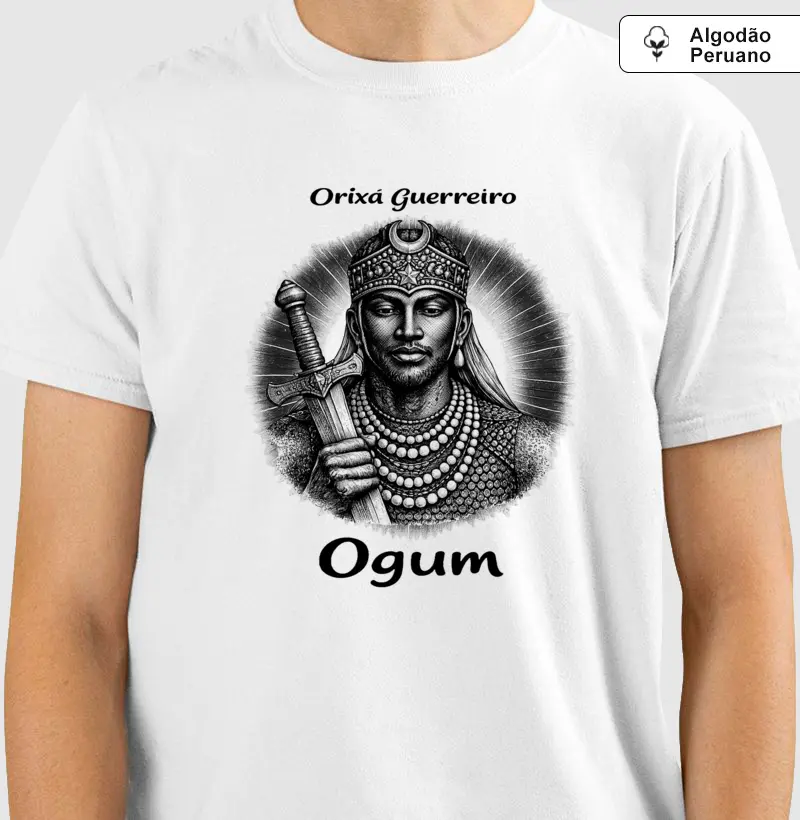 Ogum • Orixá Guerreiro (algodão peruano)