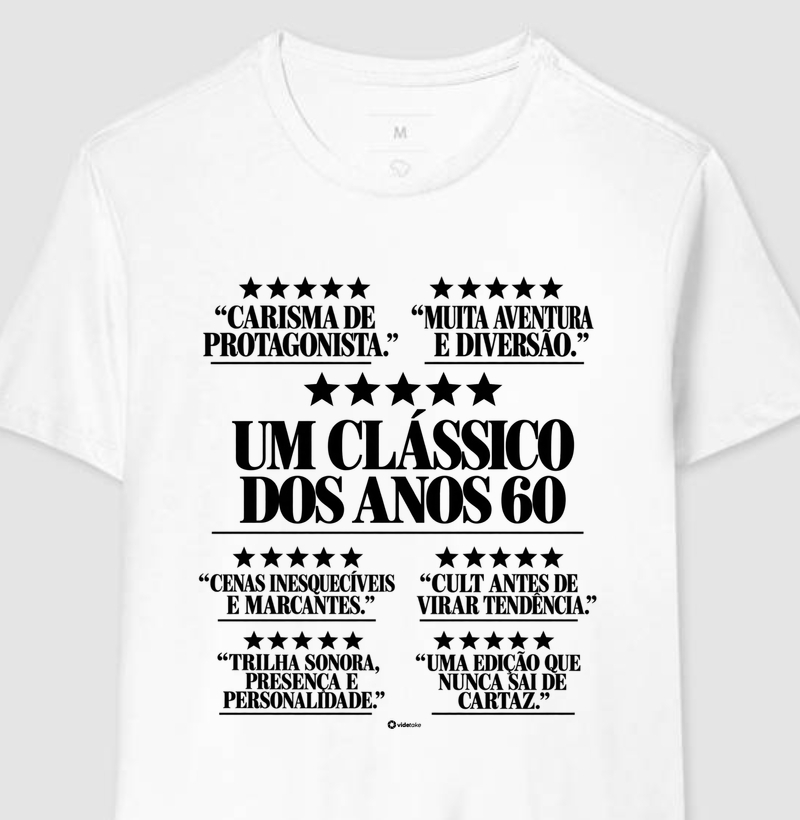 Camiseta Um Clássico dos Anos 60 – Edição Especial