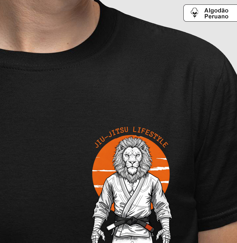 Lion 2 - Jiu-Jitsu - Lifestyle - Algodão Peruano