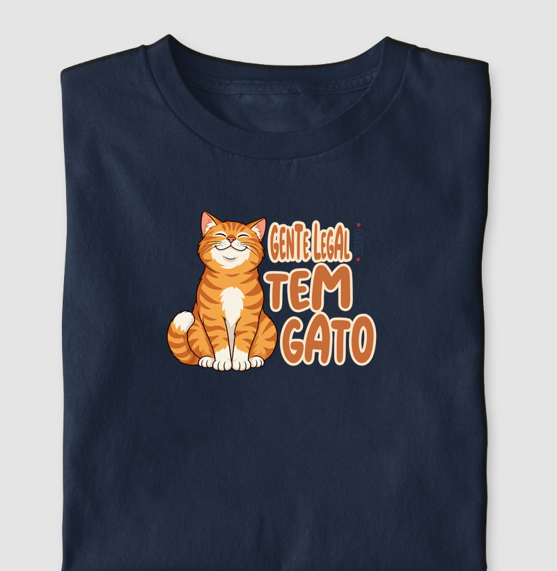Quem Tem Gato é Mais Legal - Camiseta