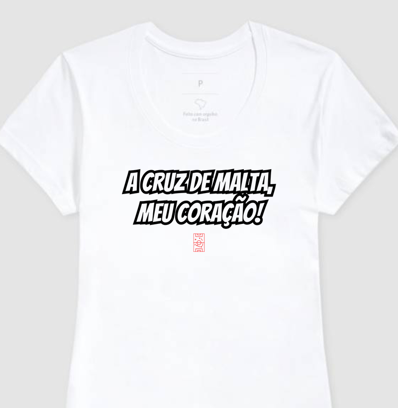 CAMISETA FEMININA CANTO CRUZMALTINO