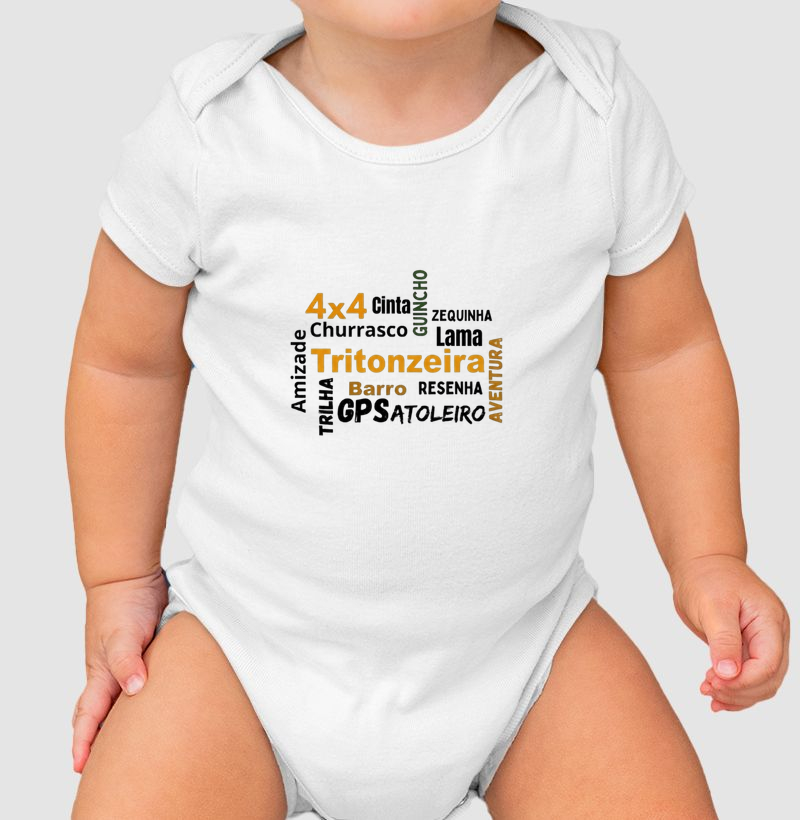 Tritonzeira e cia - Body Infantil