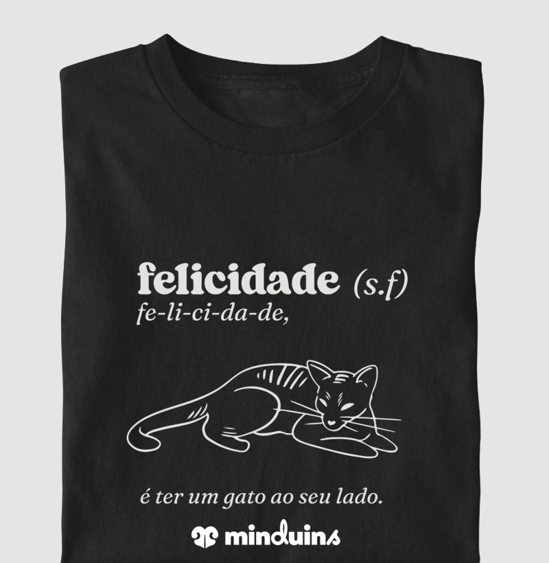 Felicidade é ter um Gato ao seu Lado