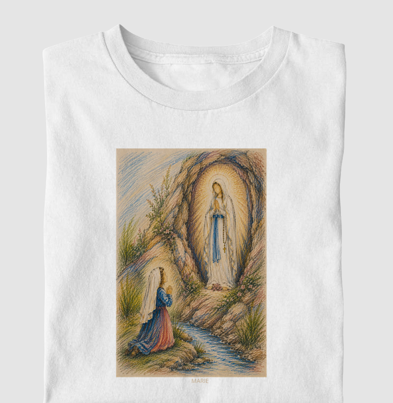 Nossa Senhora de Lourdes e Santa Bernadete
