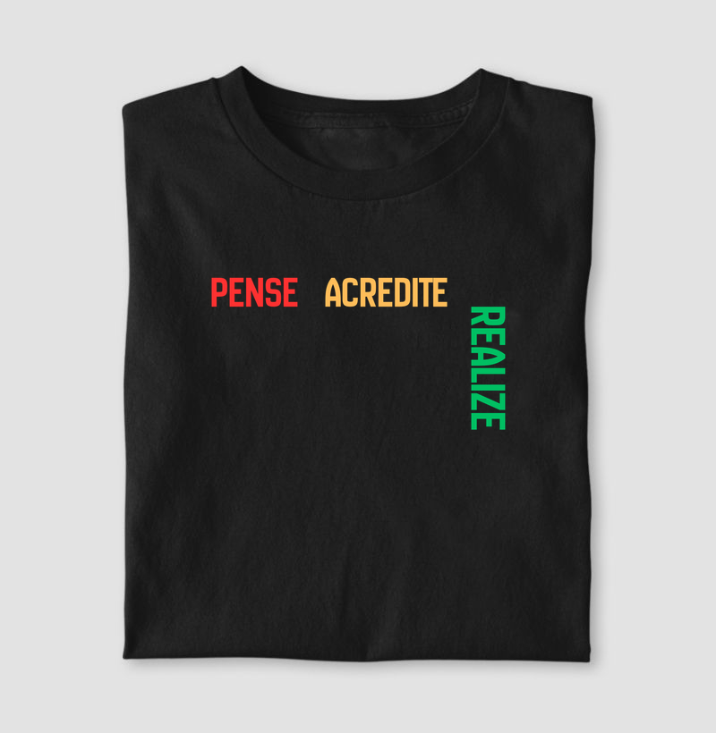 Pense Acredite Realize