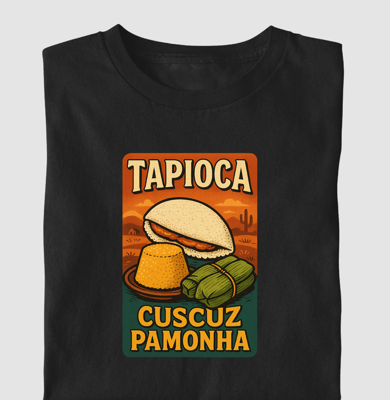 Tapioca, cuscuz e pamonha