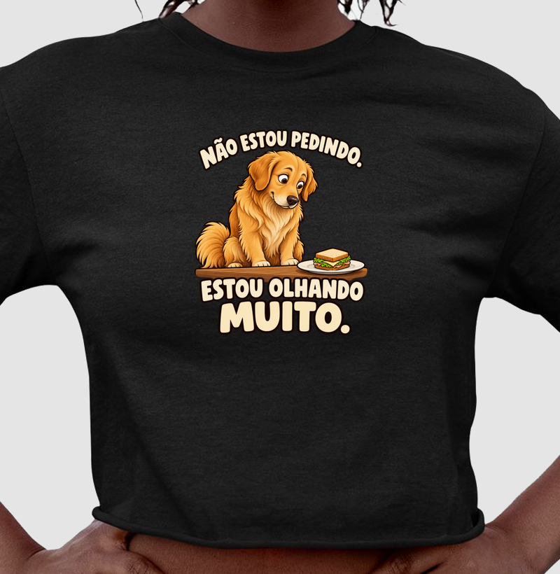 Não estou pedindo. Estou olhando muito. - Cropped