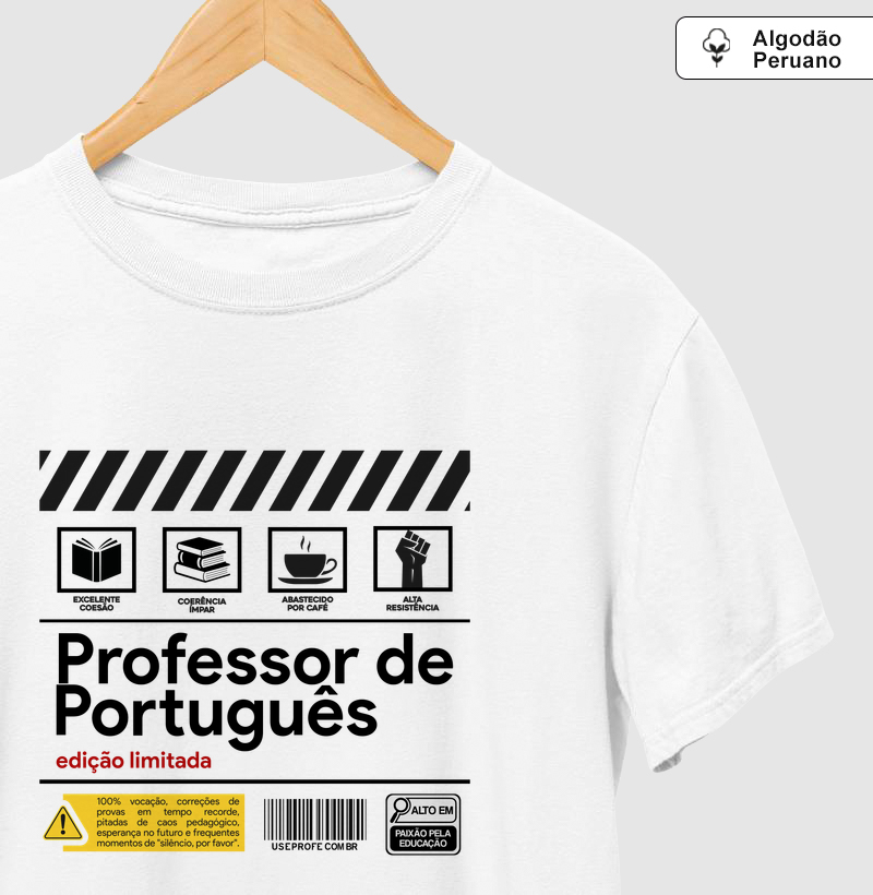 Professor de Português - Rótulo