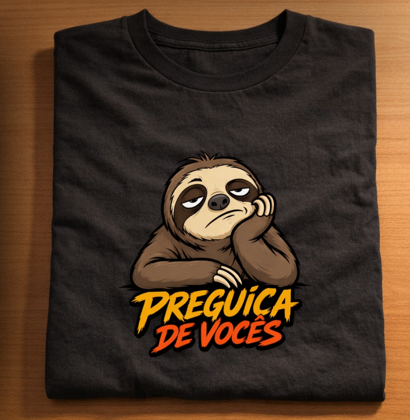 PREGUIÇA DE VOCÊS