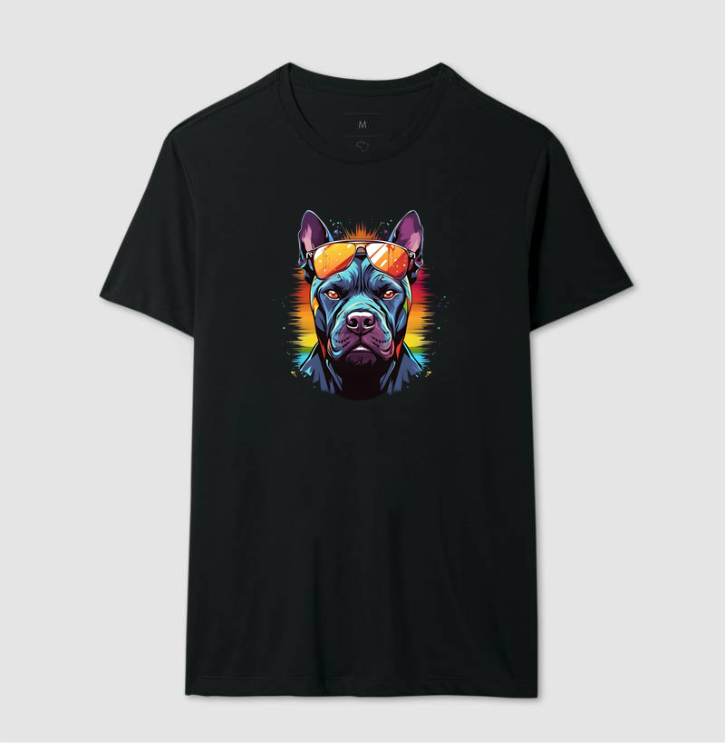 Camiseta Pitbull de Óculos