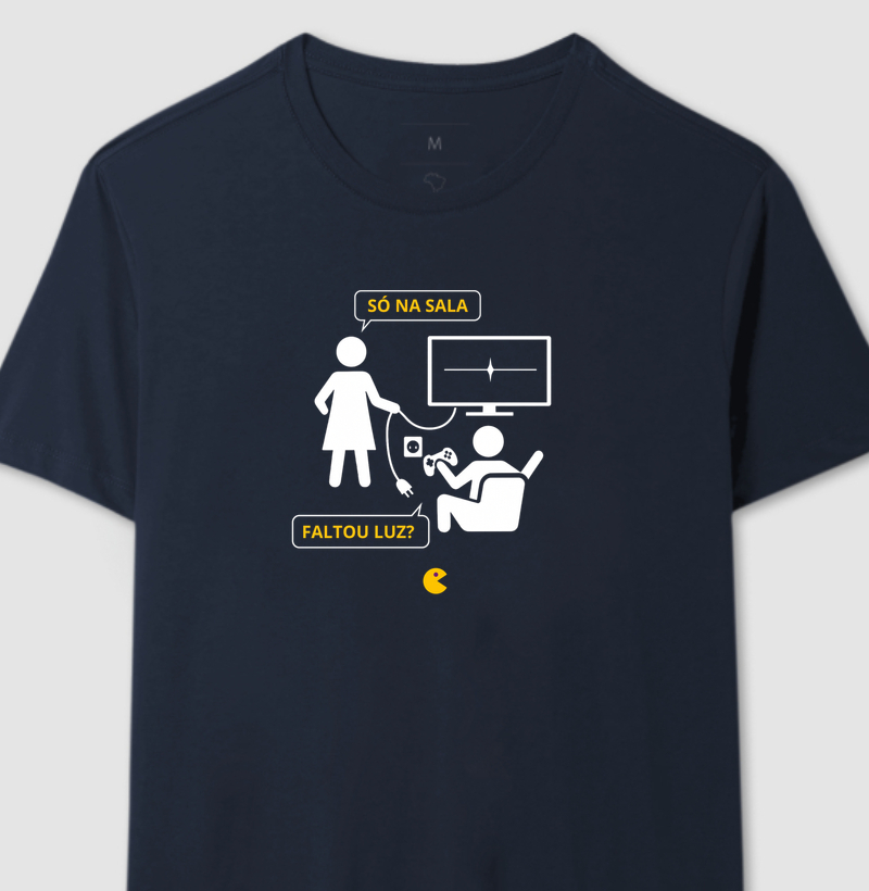 Faltou luz só na sala 