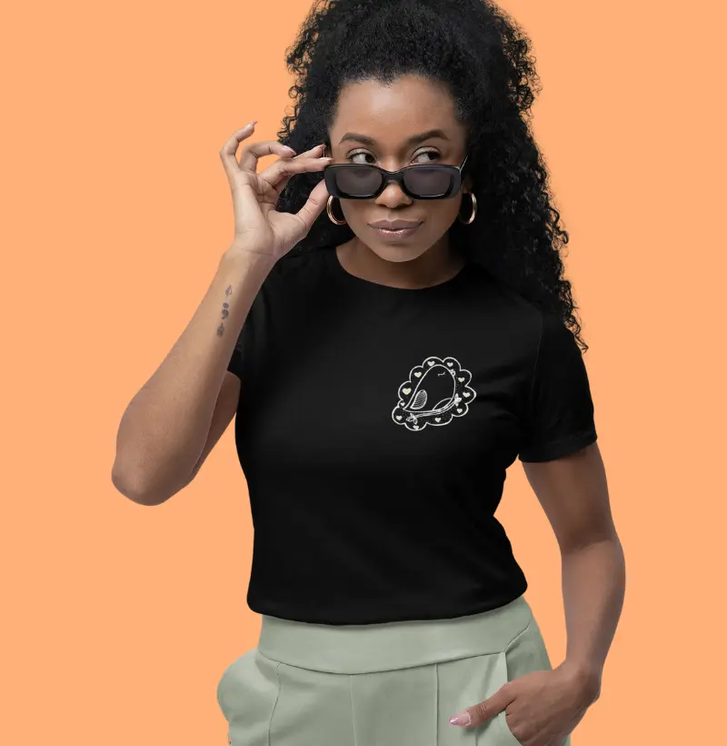 Camiseta Adulto Pássarinhos by Mírian Cristina