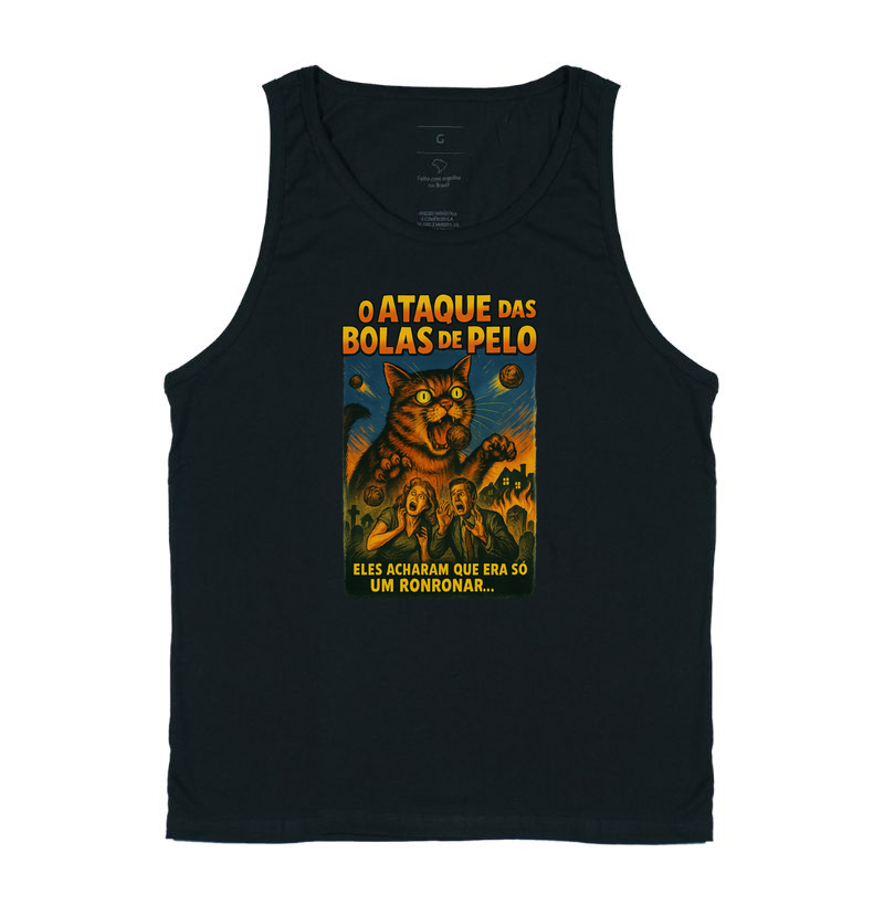 Camiseta Ataque das Bolas de Pelo