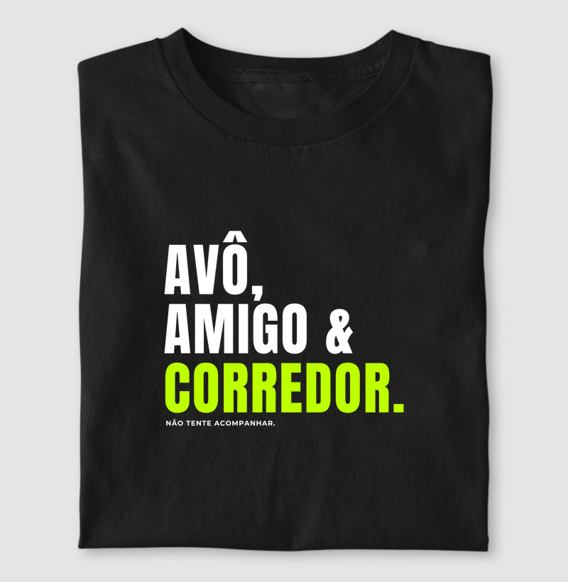 Camiseta Avô corredor