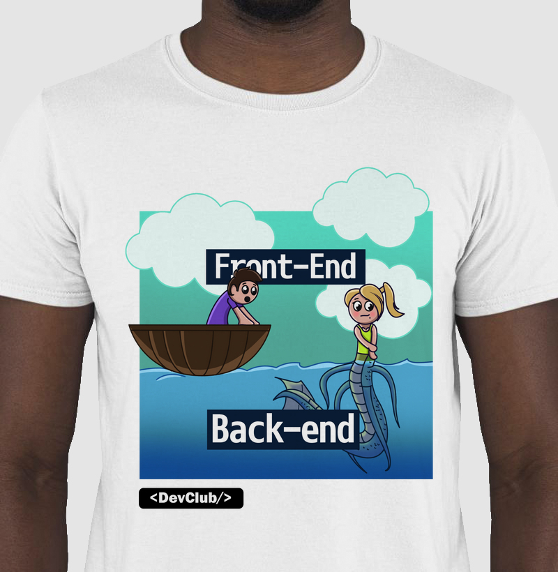 Camiseta Front-end e Back-end