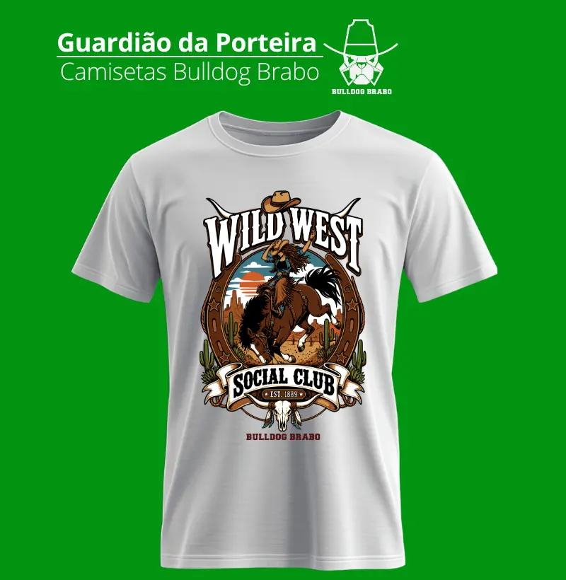 Social Club Wild West Bulldog Brabo - Camiseta