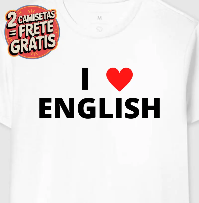 Camiseta I Love English