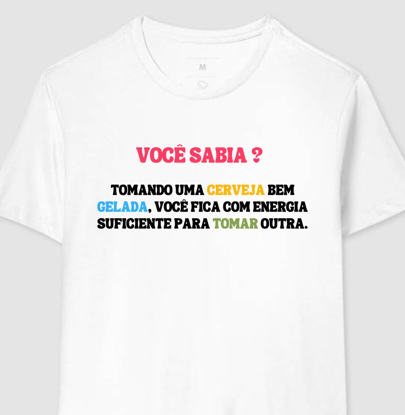 Coleção Frases - Você sabia? Tomando uma cerveja...