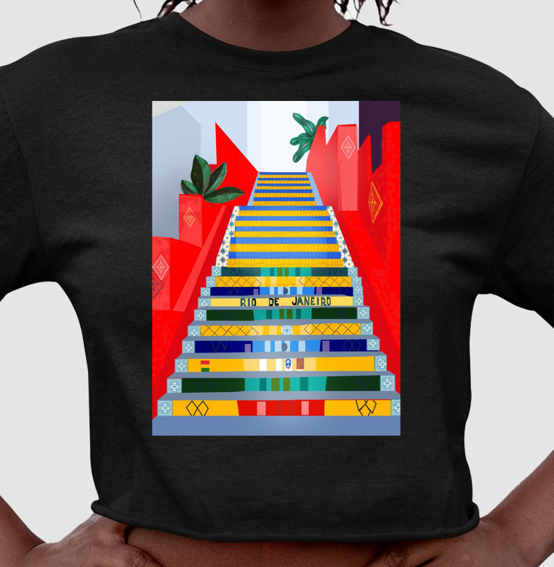 Cropped Escadaria Selaron