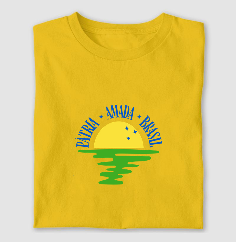 Camiseta Pátria Amada paisagem