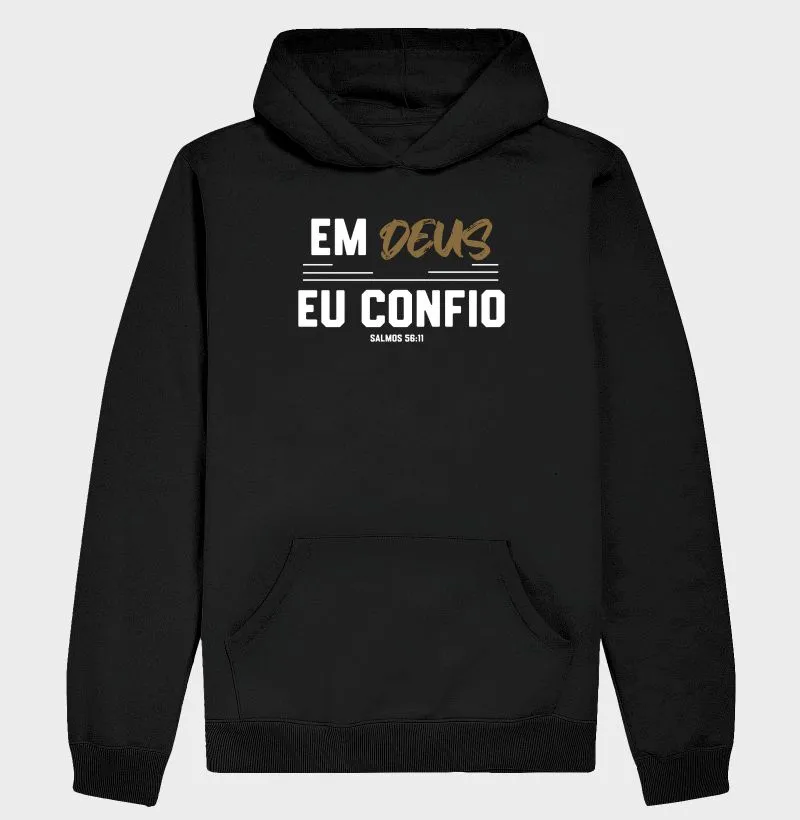 Em Deus eu  Confio - Estampa Branca
