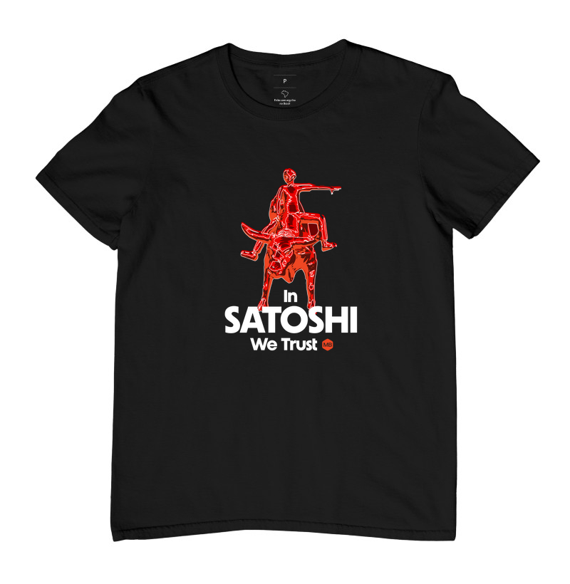 In SATOSHI we trust - Camiseta com o pica-pau