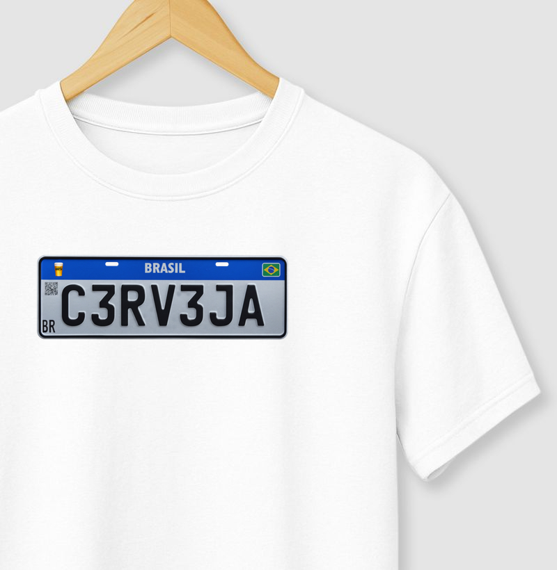 Placa Mercosul Cerveja