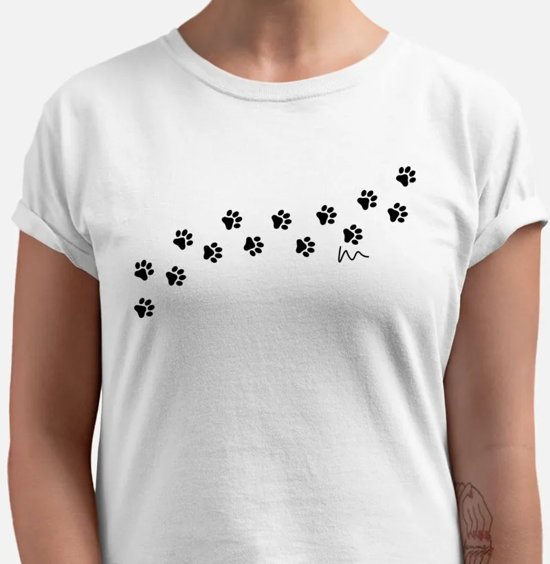 Camiseta e babylook Patinhas 