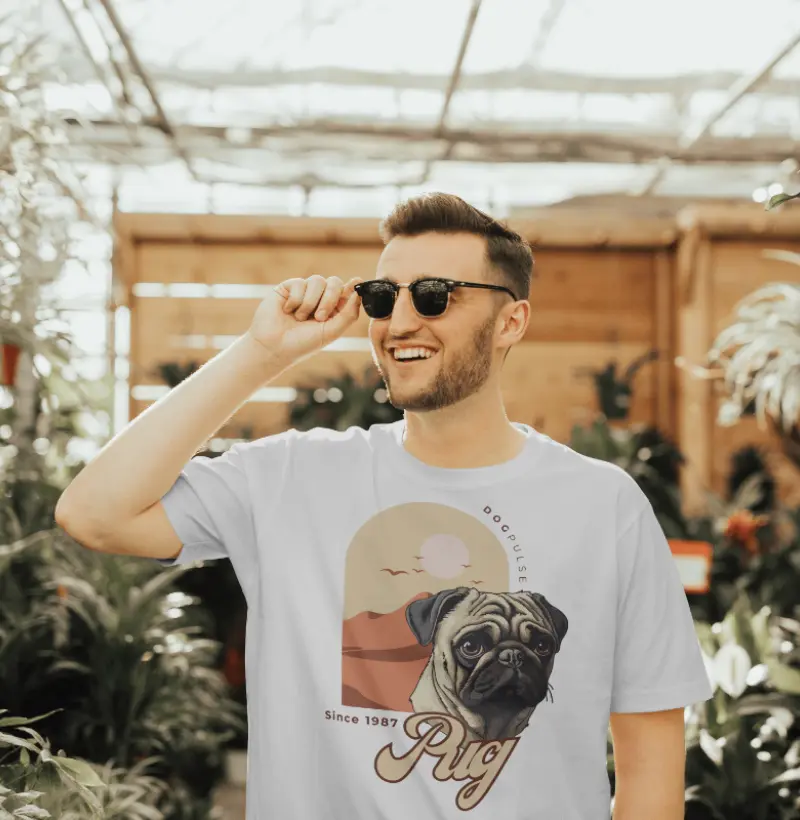 Camiseta Pug Busto Dog Pulse