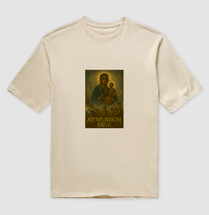 Camiseta Oversized Ad Mundum Pace "Nossa Senhora de Częstochowa"