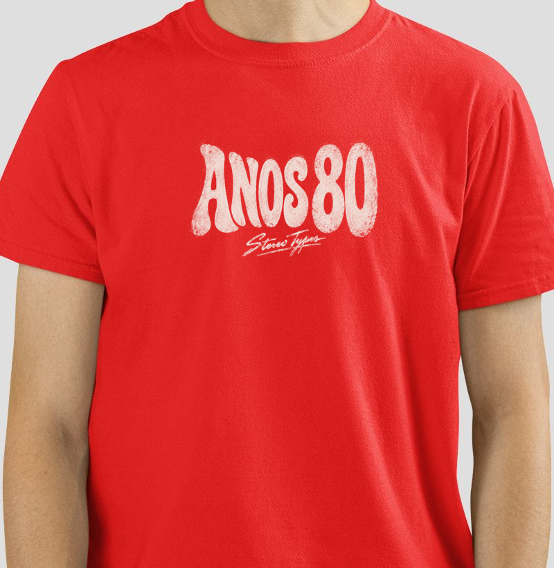 ANOS 80 · Carvão · Traço Claro · STEREO TYPES