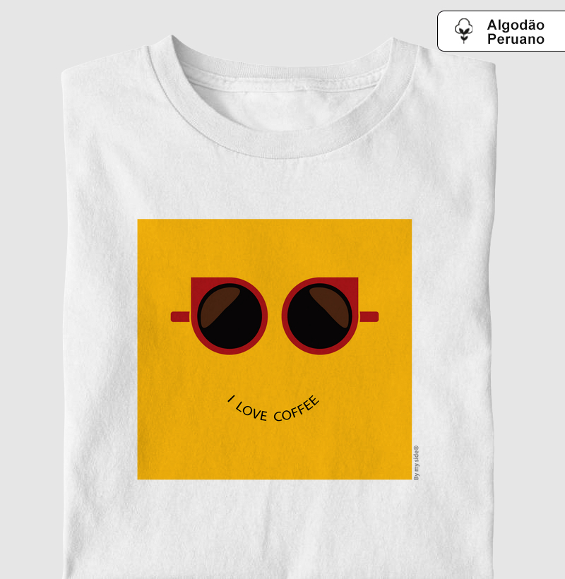 EU AMO CAFÉ 02 - Algodão Peruano