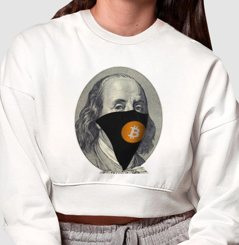 Cropped Moletom Bitcoin Bandit