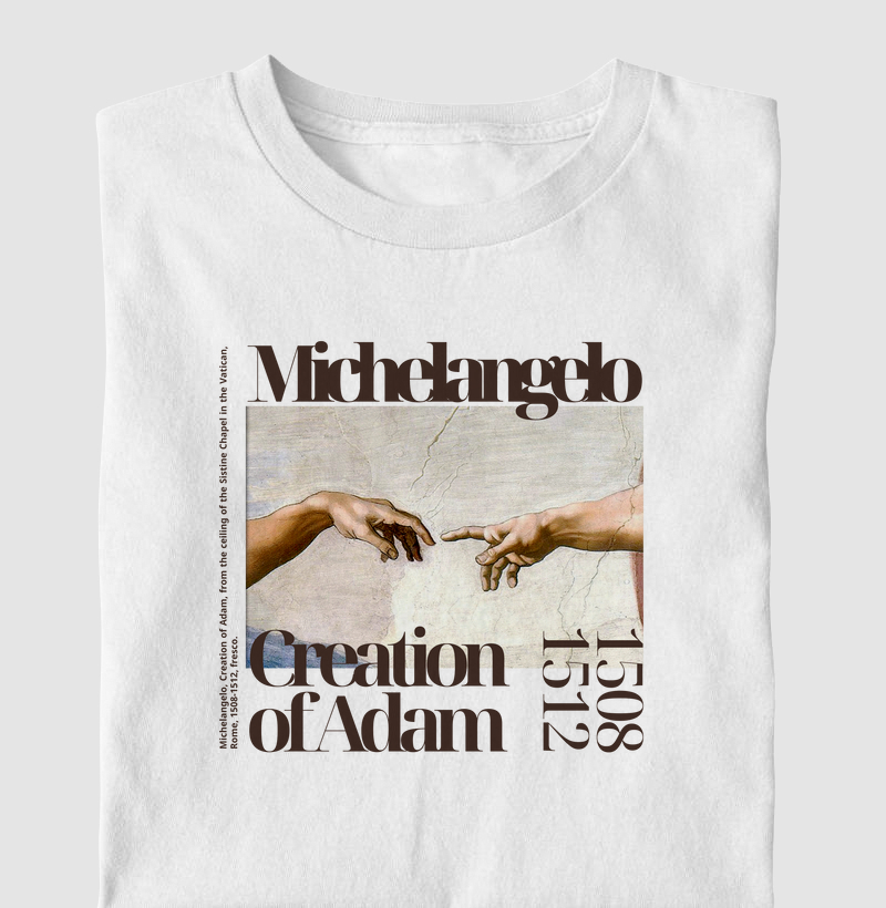 A Criação de Adão (1508-1512) V2 - Michelangelo