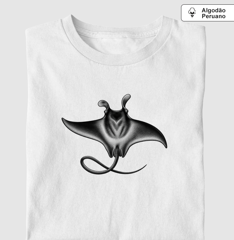 Mobula - Camiseta Algodão Peruano