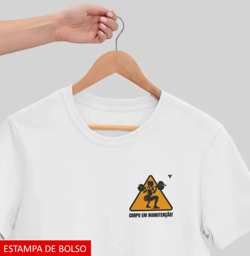 Corpo em manutenção (estampa de bolso)
