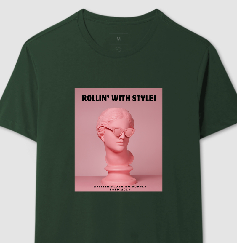 CAMISETA MASCULINA ROLLIN’ WHIT STYLE!