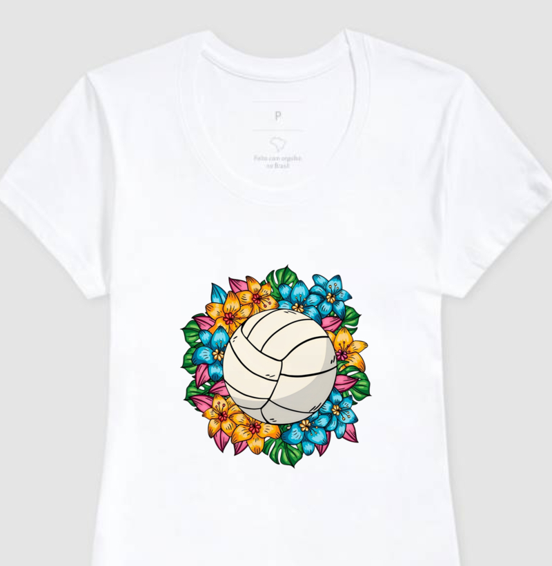 Camiseta Vôlei Floragem