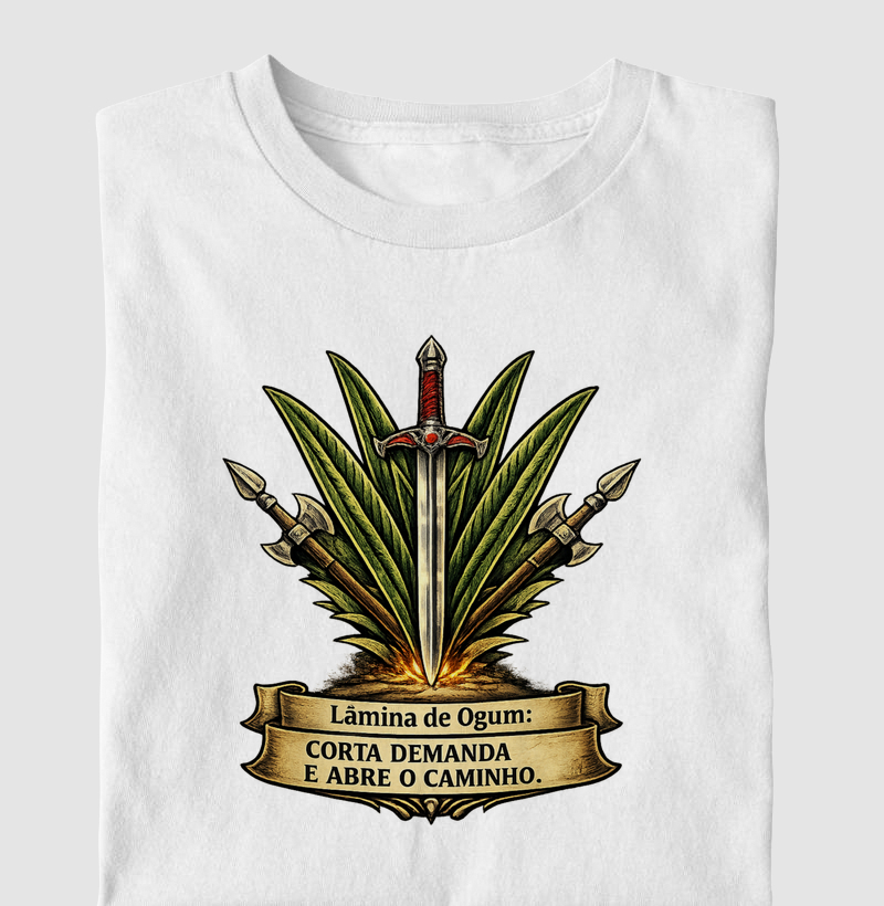 Camiseta Lamina de Ogum