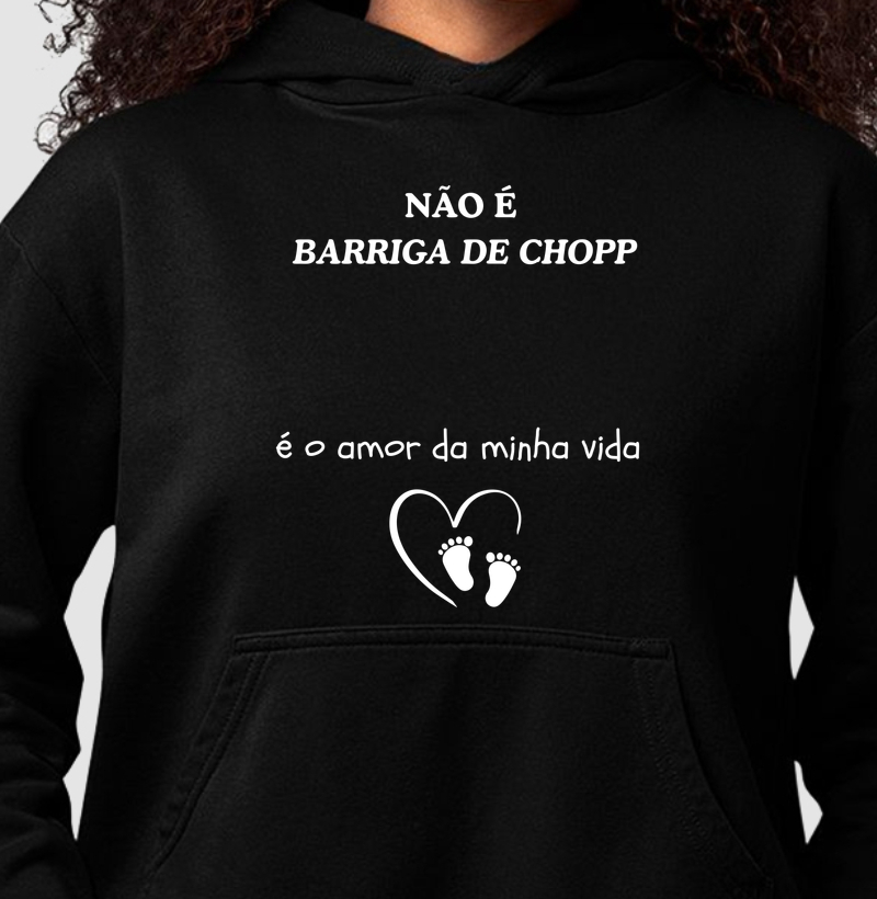 NÃO É BARRIGA DE CHOPP