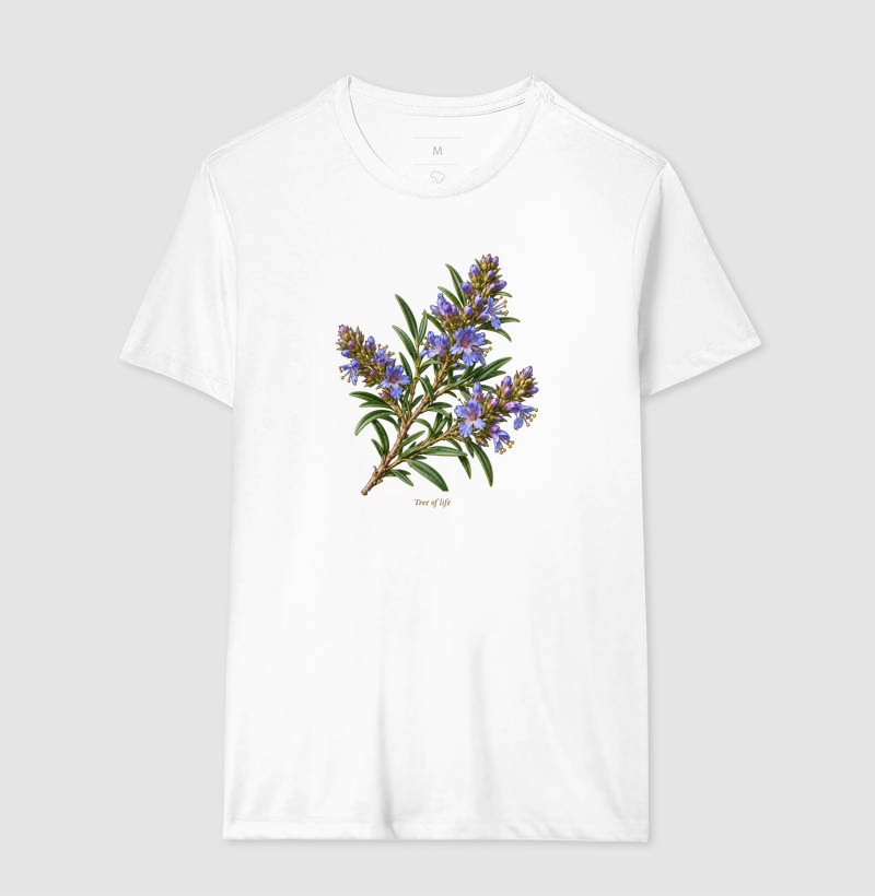 Camiseta Hissopo - Coleção Botânica - Camiseta