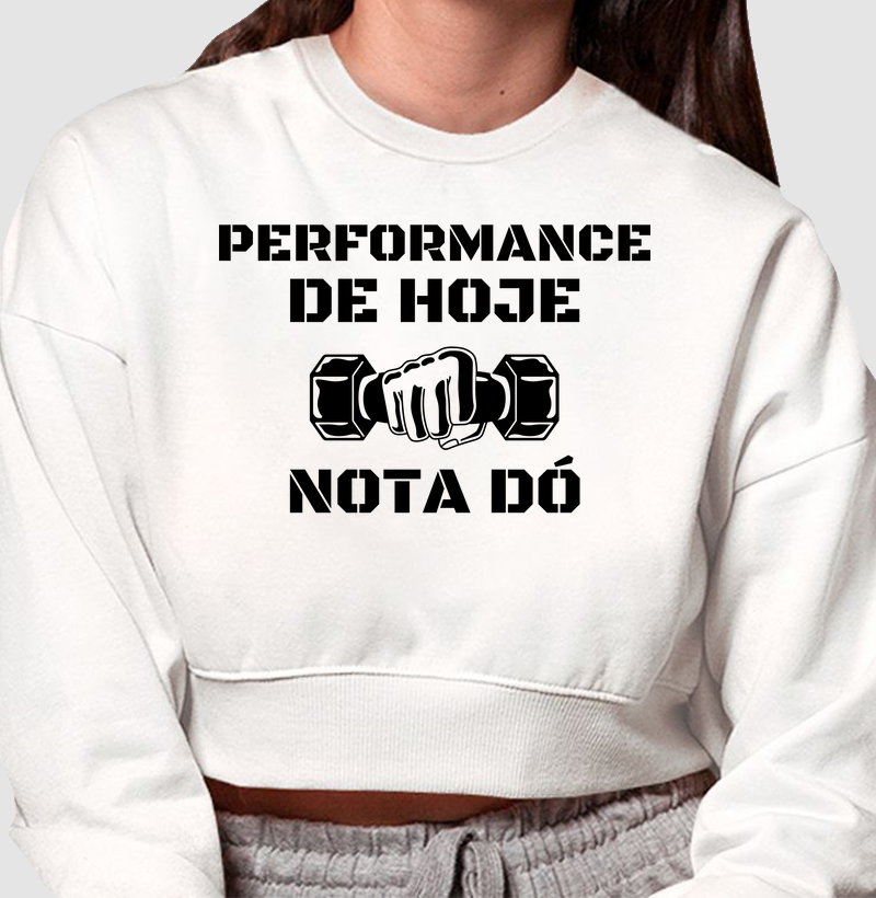 Performance de hoje, noda dó