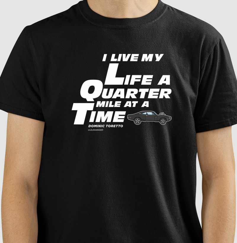 Camiseta Velozes e Furiosos Quarter Mile - Versão 2