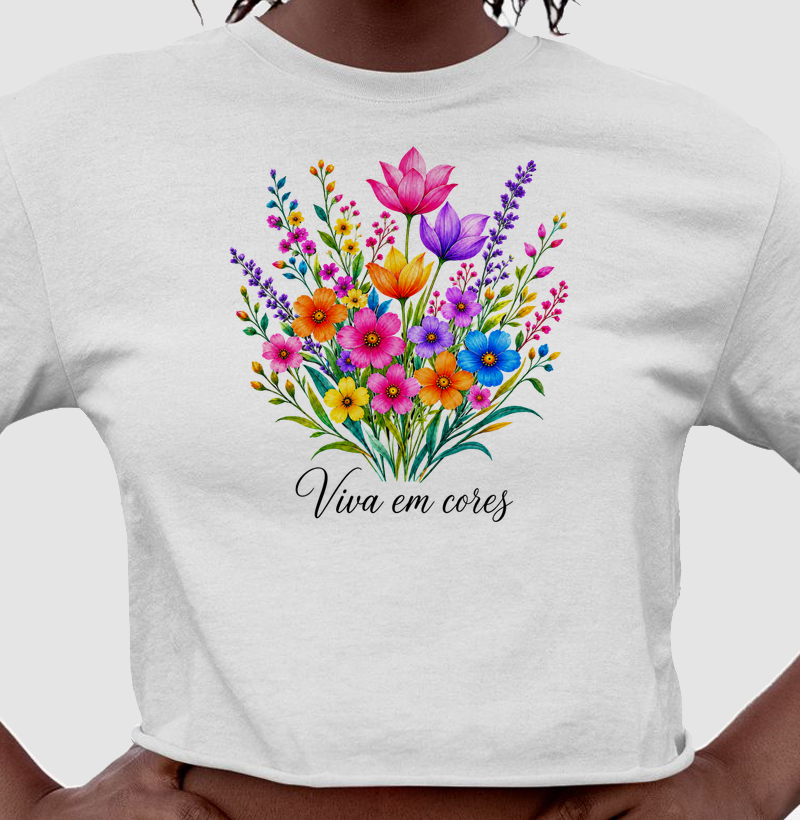 Camiseta Viva em Cores