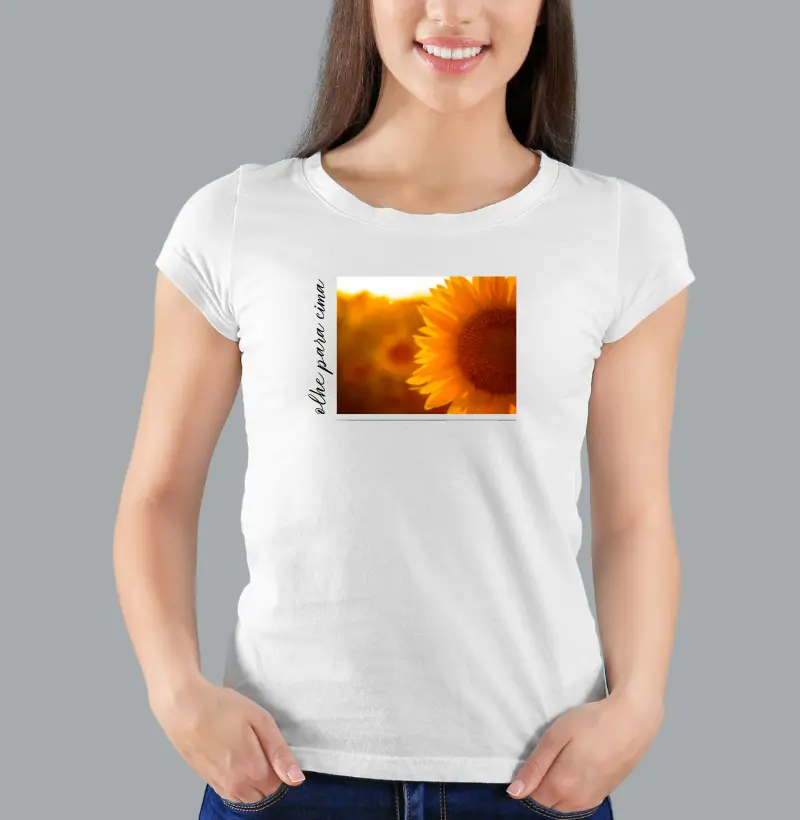 Camiseta Feminina Girassol