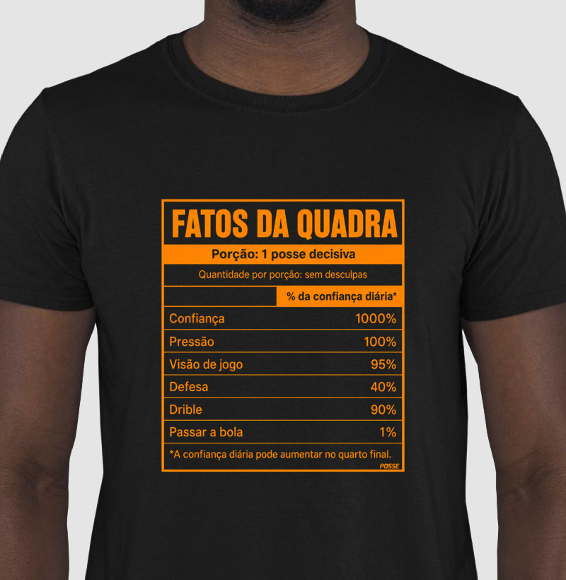 Camiseta Fatos da Quadra