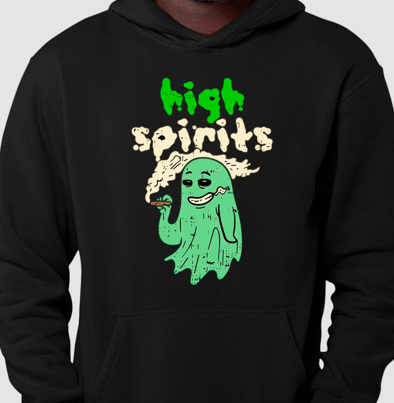 High Spirits Moletom Premium com Capuz