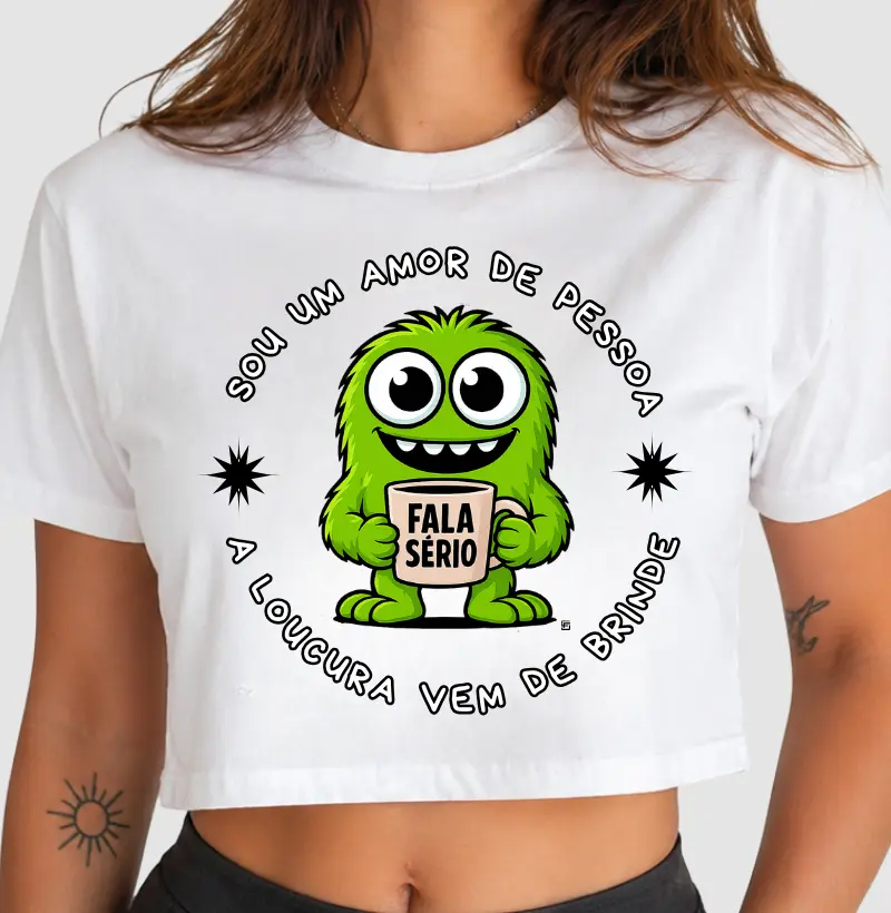 Cropped Sou Um Amor de Pessoa
