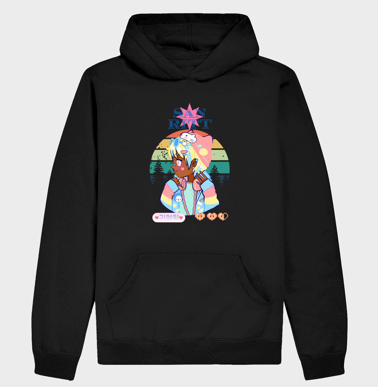 Hoodie Moletom S★R heart