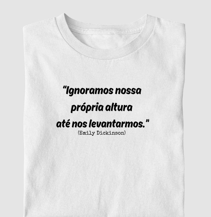 Ignoramos nossa própria altura